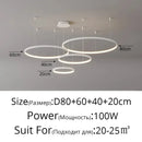DecorBites™ Modern Black Pendant Light for Living Room - Dimmable