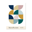 DecorBites™ Modern Black & White Bauhaus Canvas Print