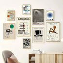 DecorBites™ Modern Black & White Bauhaus Canvas Print