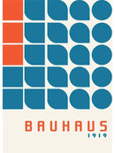 DecorBites™ Modern Black & White Bauhaus Canvas Print
