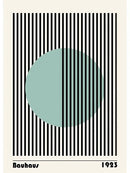 DecorBites™ Modern Black & White Bauhaus Canvas Print