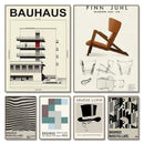 DecorBites™ Modern Black & White Bauhaus Canvas Print
