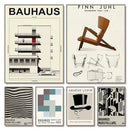 DecorBites™ Modern Black & White Bauhaus Canvas Print