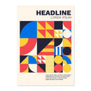 DecorBites™ Modern Black & White Bauhaus Canvas Print