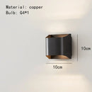 DecorBites™ Modern Brass LED Wall Lamp