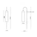 DecorBites™ Modern Brass Wall Sconces