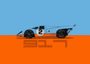 DecorBites™ Modern Cartoon Racing Car Canvas Wall Art