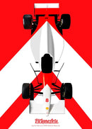 DecorBites™ Modern Cartoon Racing Car Canvas Wall Art