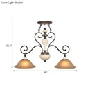 Antique bronze and white glass chandelier dining room black island lamp