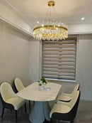 DecorBites™ Modern Crystal Chandelier Lighting for Dining Room