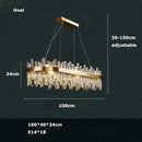 DecorBites™ Modern Crystal Chandelier Lighting for Dining Room
