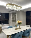 DecorBites™ Modern Crystal Chandelier Lighting for Dining Room