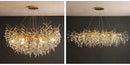 DecorBites™ Modern Crystal Chandelier with LED Lighting