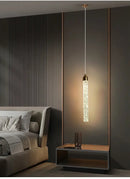 DecorBites™ Modern Crystal Pendant Light with Gold Fixtures - Home Decor