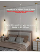 DecorBites™ Modern Crystal Pendant Light with Gold Fixtures - Home Decor