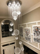 DecorBites™ Modern Crystal Raindrop Chandelier - 13 Lights
