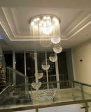 DecorBites™ Modern Crystal Raindrop Chandelier - 13 Lights