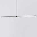 DecorBites™ Modern Designer Line Art Pendant Ceiling Light with LED Island Lighting for Dining Room, Black Metallic Finish
