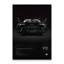 DecorBites™ Modern Famous Cars Canvas Wall Art Home Decor