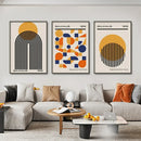 DecorBites™ Modern Geometric Canvas Wall Art Prints