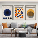 DecorBites™ Modern Geometric Canvas Wall Art Prints