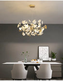 DecorBites™ Modern Ginkgo Leaf LED Chandelier Dining Room Lighting