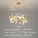 DecorBites™ Modern Ginkgo Leaf LED Chandelier Dining Room Lighting