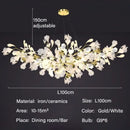 DecorBites™ Modern Ginkgo Leaf LED Chandelier Dining Room Lighting