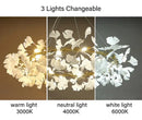 DecorBites™ Modern Ginkgo Leaf LED Chandelier Dining Room Lighting