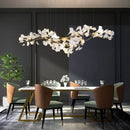 DecorBites™ Modern Ginkgo Leaf LED Chandelier Dining Room Lighting
