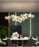 DecorBites™ Modern Ginkgo Leaf LED Chandelier Dining Room Lighting