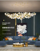 DecorBites™ Modern Ginkgo Leaf LED Chandelier Dining Room Lighting