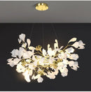 DecorBites™ Modern Ginkgo Leaf LED Chandelier Dining Room Lighting