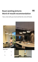 DecorBites™ Modern Glass Dining Table Pendant Light