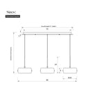 DecorBites™ Modern Glass Dining Table Pendant Light