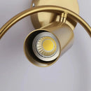 DecorBites™ Modern Gold & Black Wall Sconce