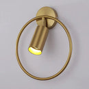 DecorBites™ Modern Gold & Black Wall Sconce