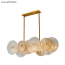 DecorBites™ Modern Gold Finish Pendant Light with Prismatic Glass Shade - 8 Bulbs, Ideal for Dining Room or Kitchen Island
