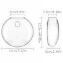 DecorBites™ Modern Hanging Glass Vase for Home Decor