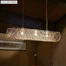 DecorBites™ Modern Hanging Rattan Ceiling Light with 3 Bulbs for Tea Room Island
