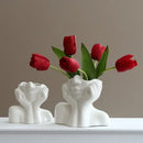 DecorBites™ Modern Human Body Shape Resin Vase