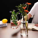 DecorBites™ Modern Hydroponic Glass Flower Vase for Home & Wedding