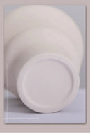 DecorBites™ Modern Ins Style White Ceramic Spiral Vase