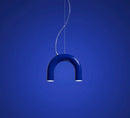 DecorBites™ Modern LED Arch Chandelier in Black/White/Orange/Blue