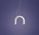 DecorBites™ Modern LED Arch Chandelier in Black/White/Orange/Blue