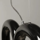 DecorBites™ Modern LED Arch Chandelier in Black/White/Orange/Blue