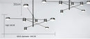 DecorBites™ Modern LED Chandelier - Gold Black - Living Room - Bedroom