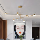DecorBites™ Modern LED Chandelier - Gold Black - Living Room - Bedroom