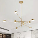DecorBites™ Modern LED Chandelier - Gold Black - Living Room - Bedroom