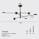 DecorBites™ Modern LED Chandelier - Gold Black - Living Room - Bedroom